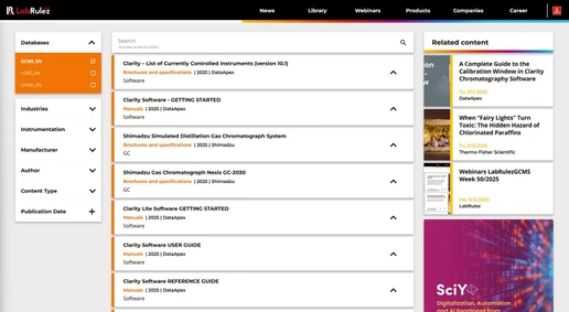 News from LabRulezGCMS Library - Week 50, 2025