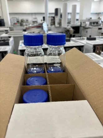 VWR Laboratory Bottle, Narrow Neck, with Screw Cap, 100 mL (New)