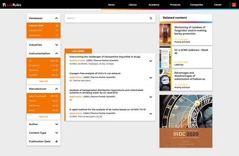 We have exceeded the number of 7,000 GC and GCMS documents in our library