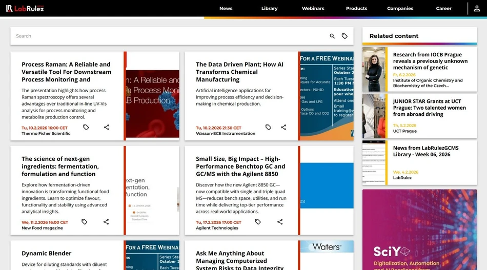 <p>LabRulez: Webinars LabRulezGCMS Week 07/2026</p>