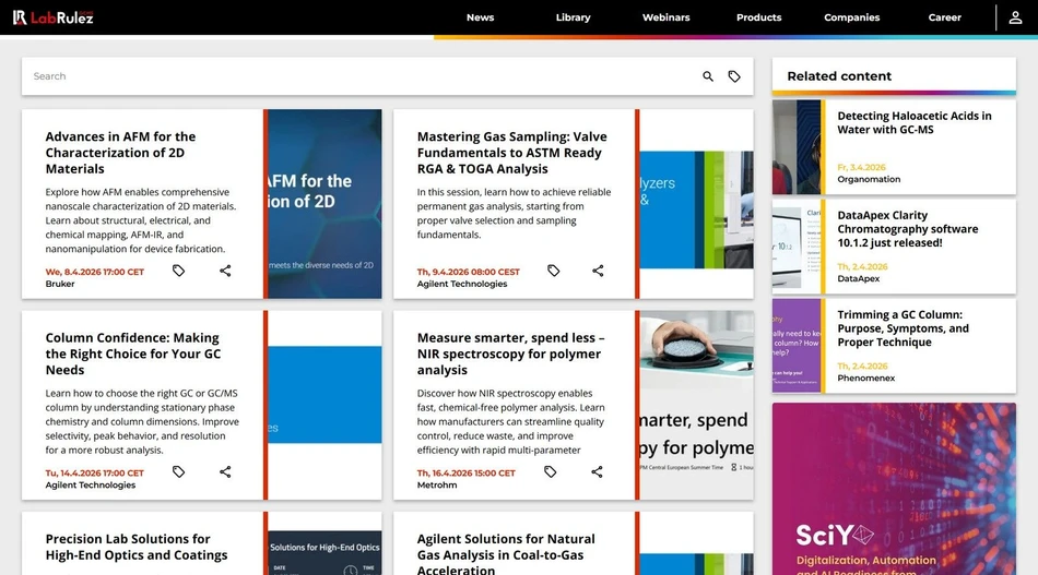 <p>LabRulez: Webinars LabRulezGCMS Week 15/2026</p>
