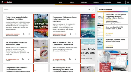 Webinars LabRulezGCMS Week 34/2025