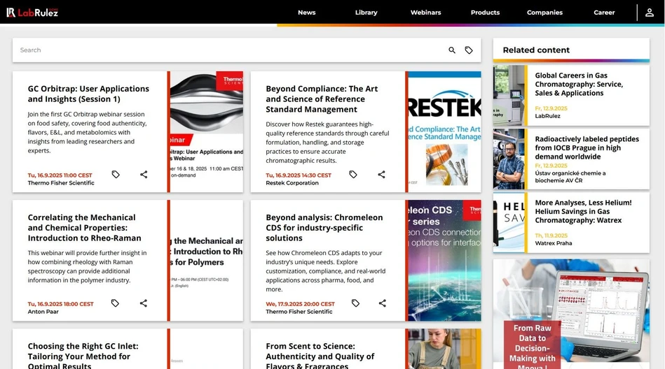 <p>LabRulez: Webinars LabRulezGCMS Week 38/2025</p>