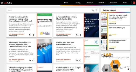 Webinars LabRulezGCMS Week 39/2022