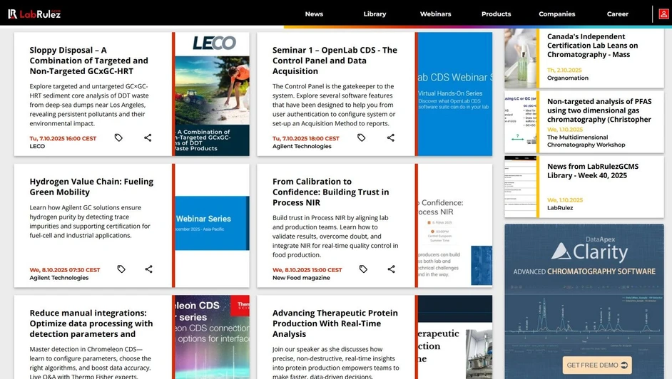 <p>LabRulez: Webinars LabRulezGCMS Week 41/2025</p>