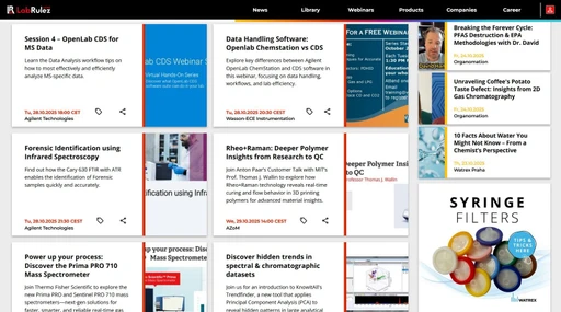 Webinars LabRulezGCMS Week 44/2025