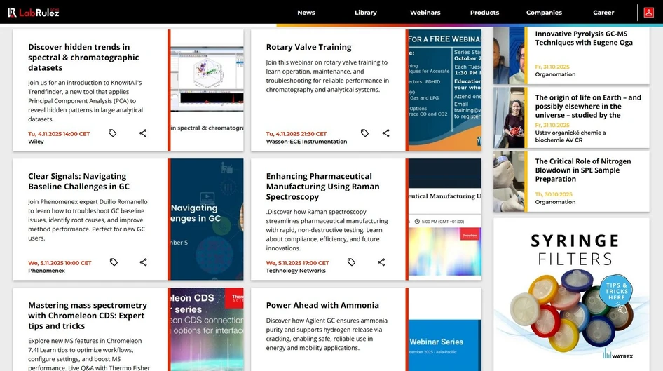 <p>LabRulez: Webinars LabRulezGCMS Week 45/2025</p>