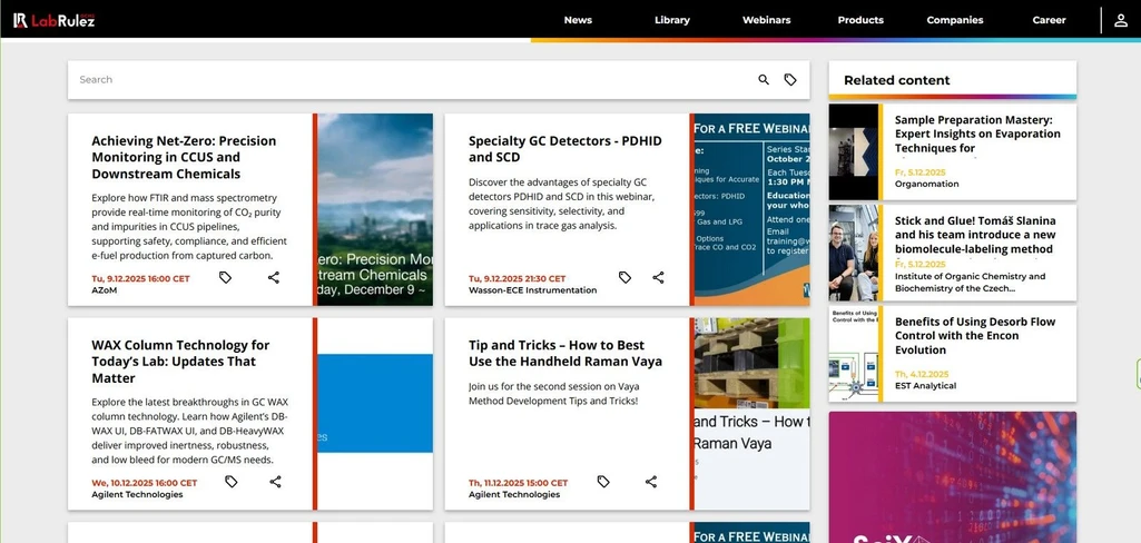 <p>LabRulez: Webinars LabRulezGCMS Week 50/2025</p>