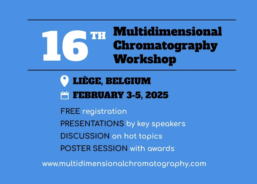 16th Multidimensional Chromatography Workshop (MDCW)