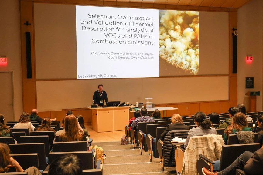 MDCW: 17th MDCW 2026 (Day 2): O-21 Selection, optimization, and validation of thermal desorption for analysis of VOCs and PAHs in combustion smoke (Caleb Marx, University of Lethbridge)