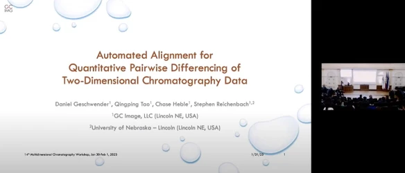 Auto alignment for quantitative pairwise differencing of 2D data (Daniel Geschwender, MDCW 2023)