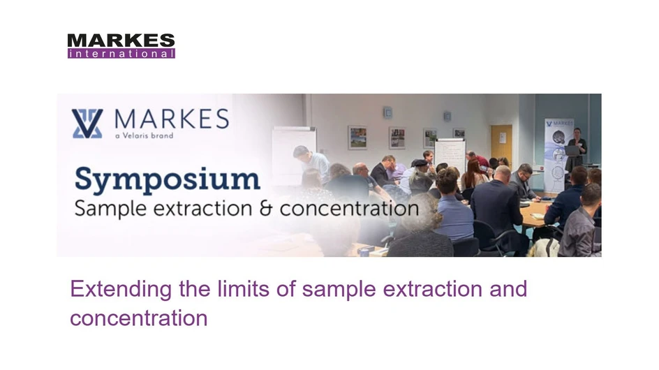 Markes International Symposium: Extending the limits of sample extraction and concentration