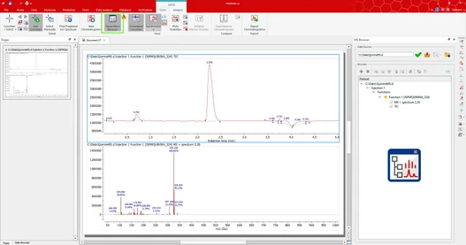 Mestrelab Mnova MSChrom software