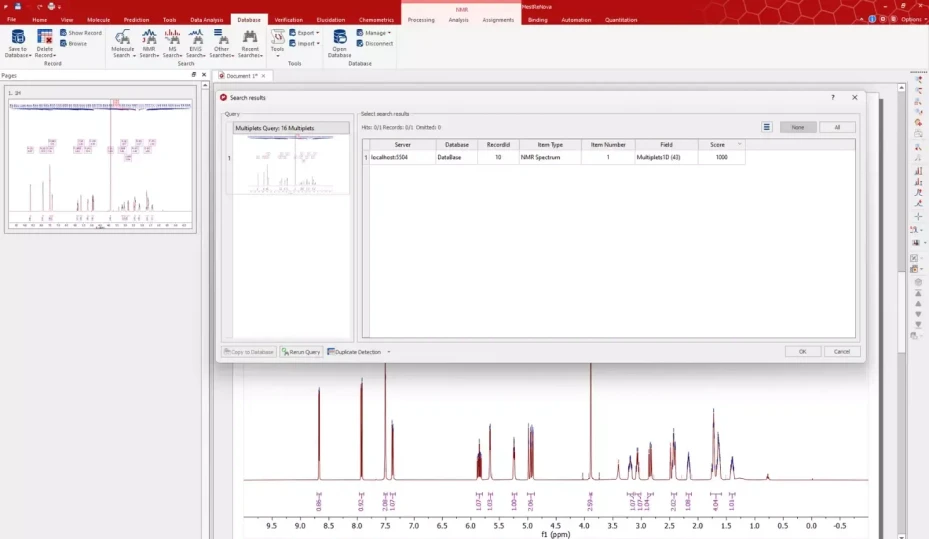 Mestrelab Research: Mnova DB - Efficient sharing and searching of your analytical data