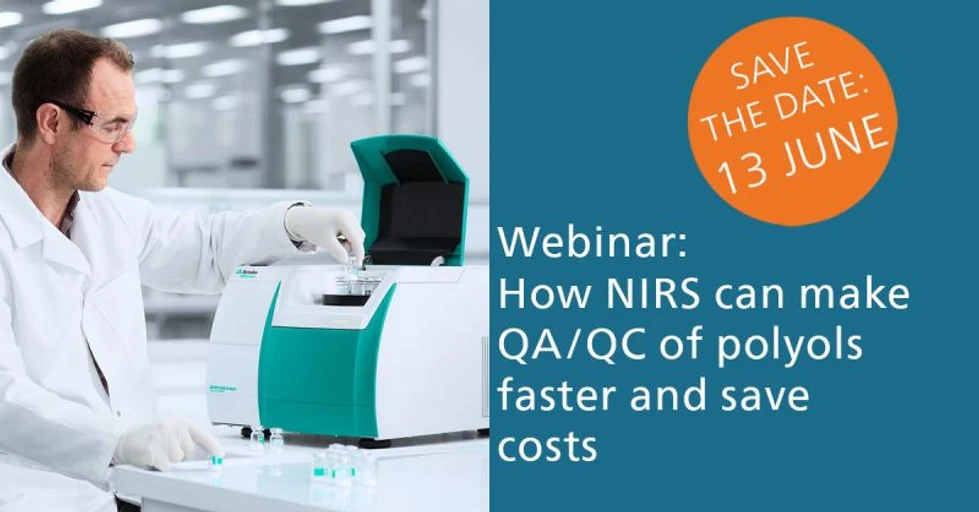 Metrohm: How Near-Infrared Spectroscopy can make QA/QC of polyols faster and save costs