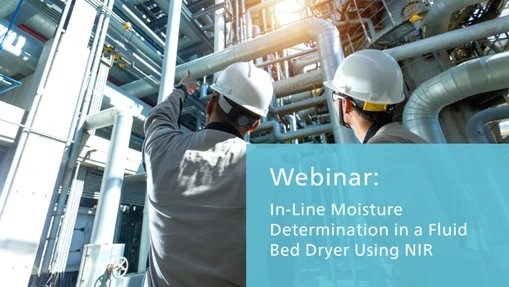 In-Line Moisture Determination in a Fluid Bed Dryer Using NIR