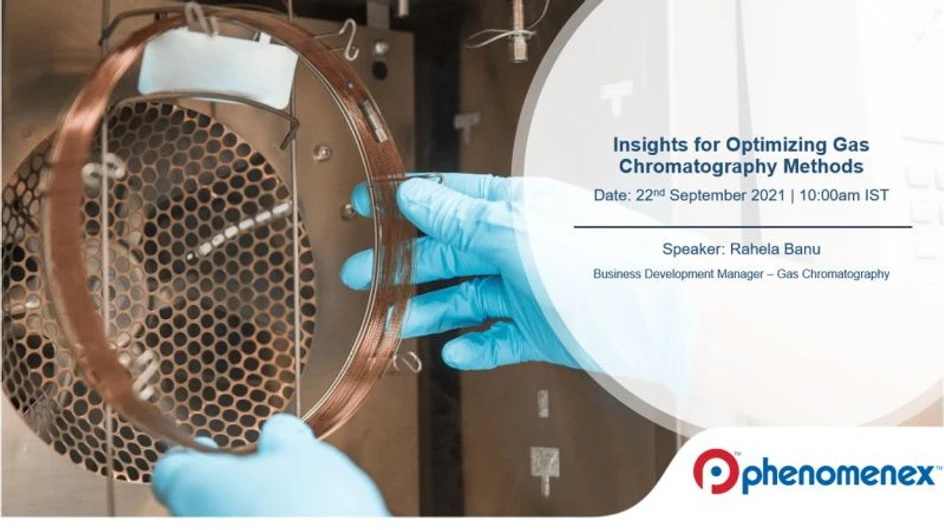 Phenomenex: Insights for Optimizing Gas Chromatography Methods