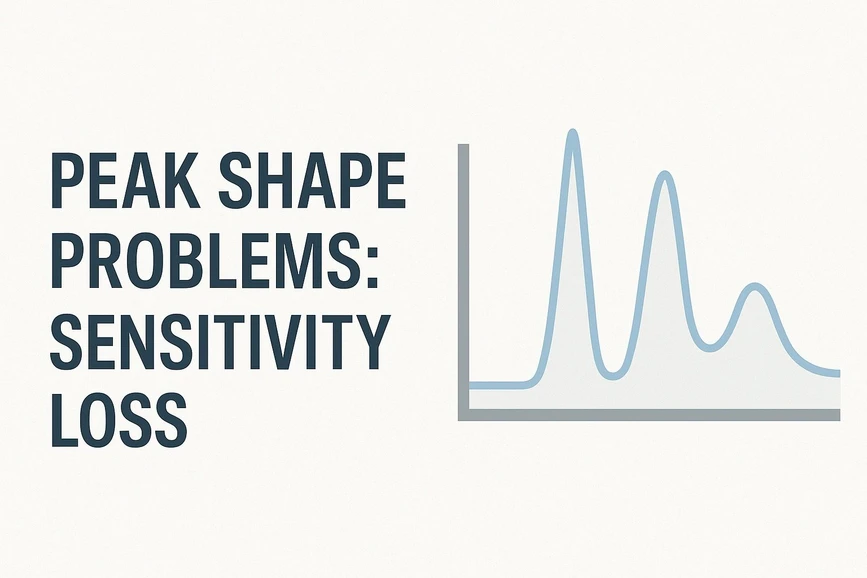 <p><strong>Phenomenex:</strong> Peak Shape Problems: Sensitivity Loss</p><p>&nbsp;</p>