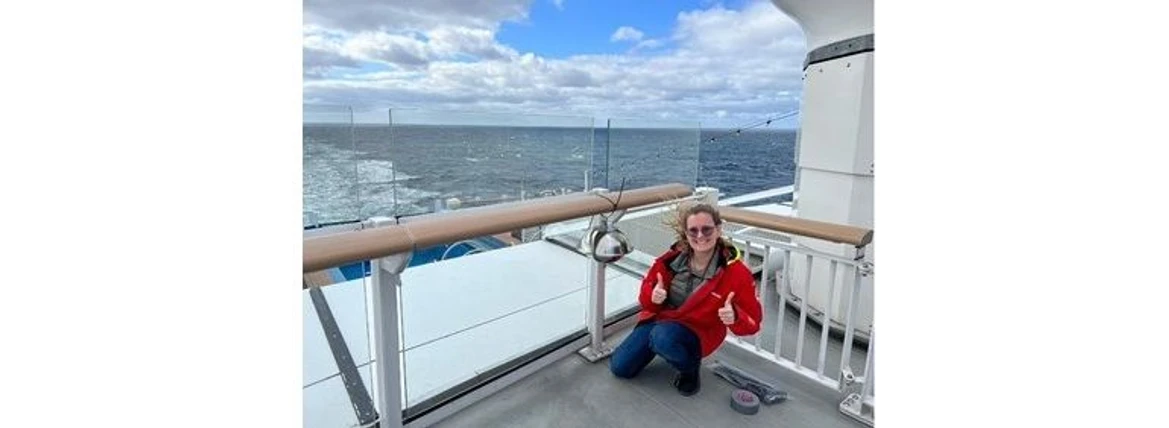 RECETOX: Revealing hidden chemicals at sea: Outdoor air sampler setup.