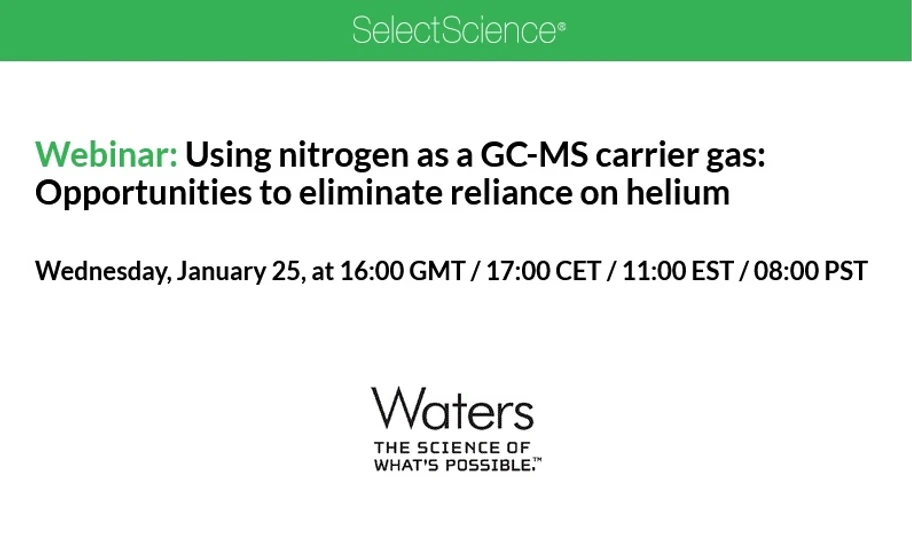 SelectScience: Using nitrogen as a GC-MS carrier gas: Opportunities to eliminate reliance on helium