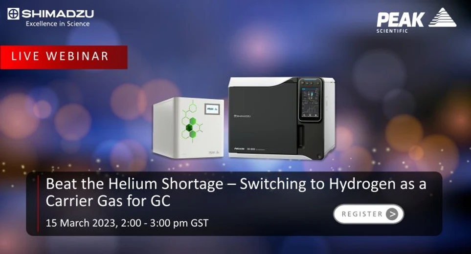 Shimadzu: Beat the Helium Shortage - Switching to Hydrogen as a Carrier Gas for GC