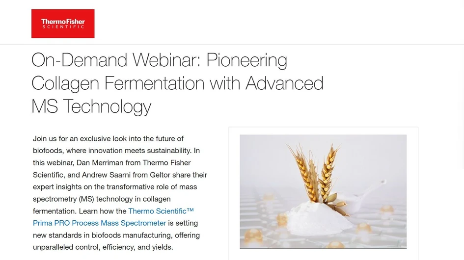 Thermo Fisher Scientific: Pioneering Collagen Fermentation with Advanced MS Technology