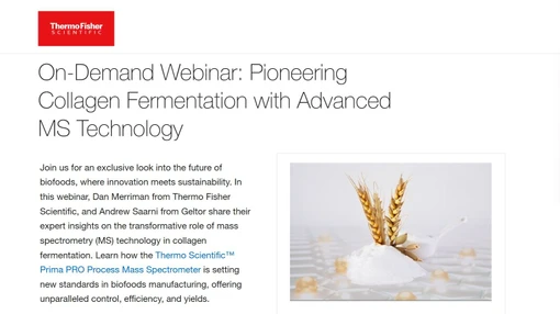 Pioneering Collagen Fermentation with Advanced MS Technology