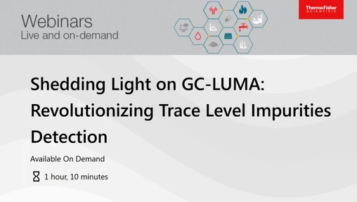 Shedding Light on GC‑LUMA: Revolutionizing Trace Level Impurities Detection