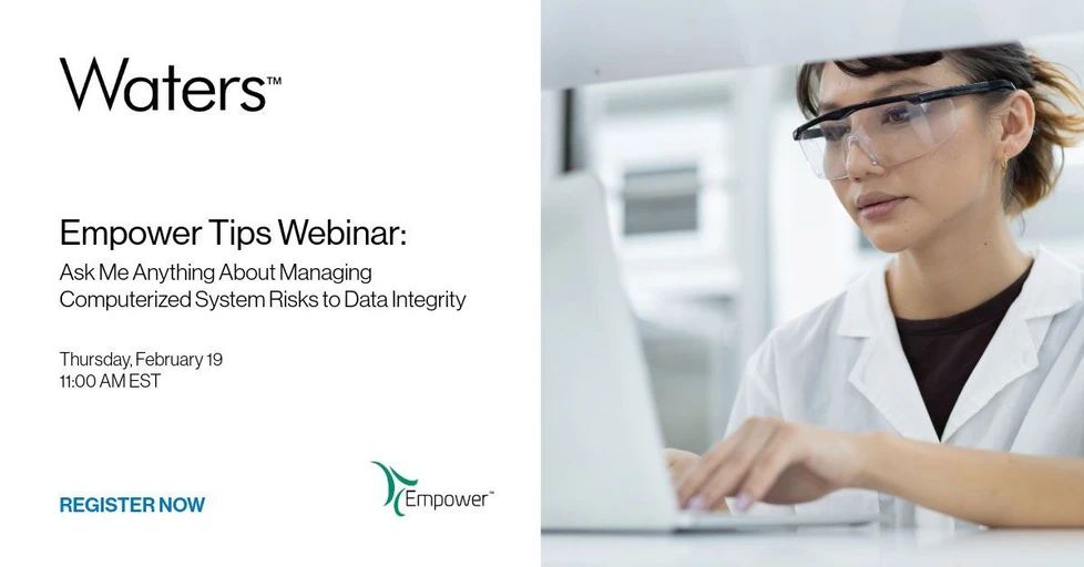 Waters Corporation: Ask Me Anything About Managing Computerized System Risks to Data Integrity