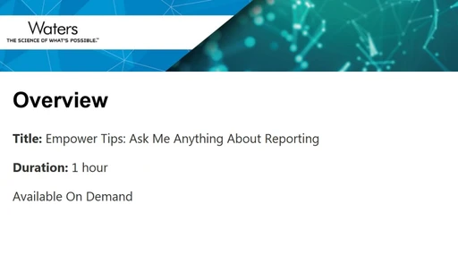 Empower Tips: Ask Me Anything About Reporting