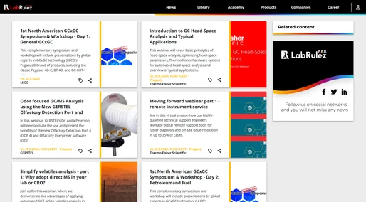 GC and GCMS webinars - Week 38